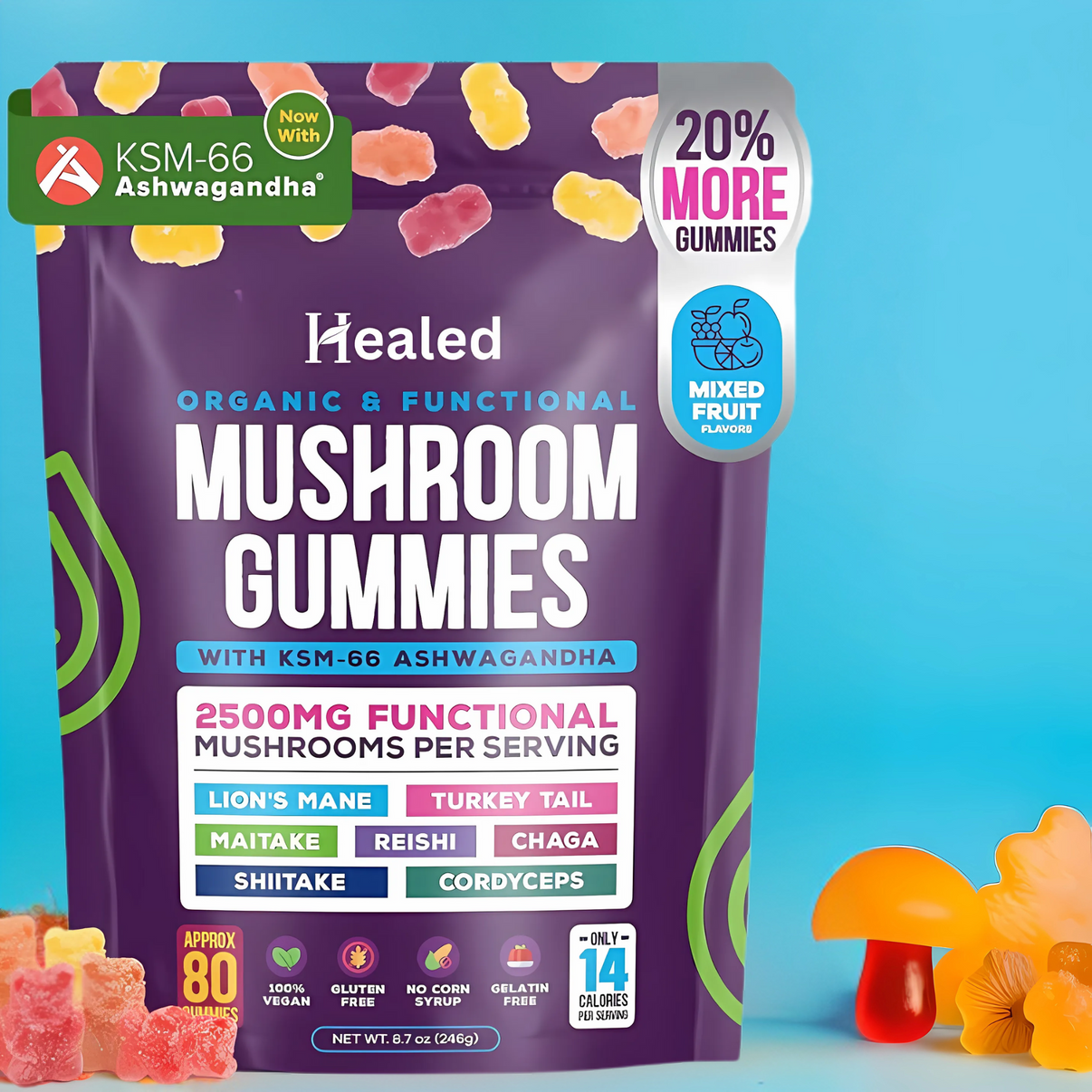 Healed™ Mushroom Gummies