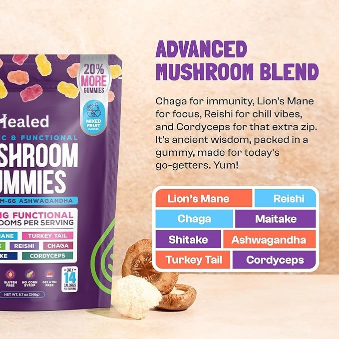 Healed™ Mushroom Gummies